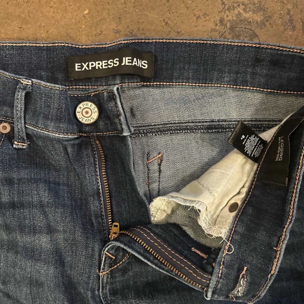 Express Dark Blue Denim Jeans